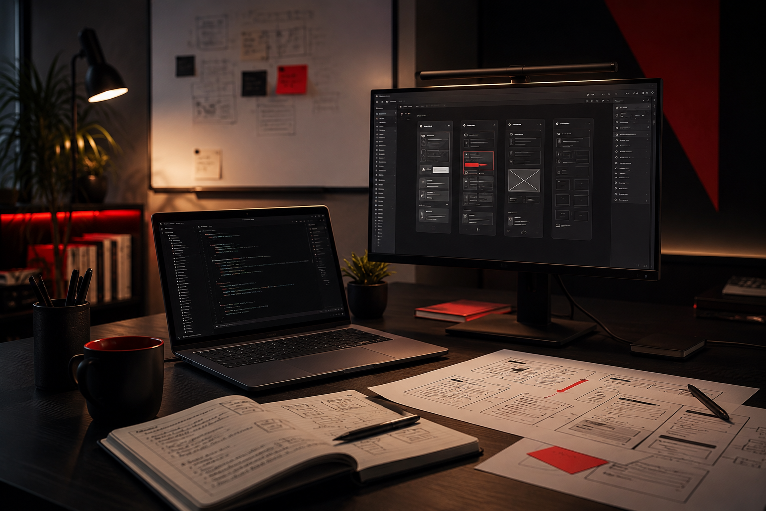 Founder-led product delivery workspace at iCodeLTD